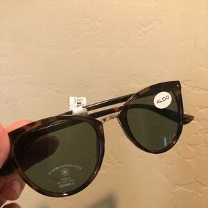 New Aldo Tortoise Shell Sunglasses